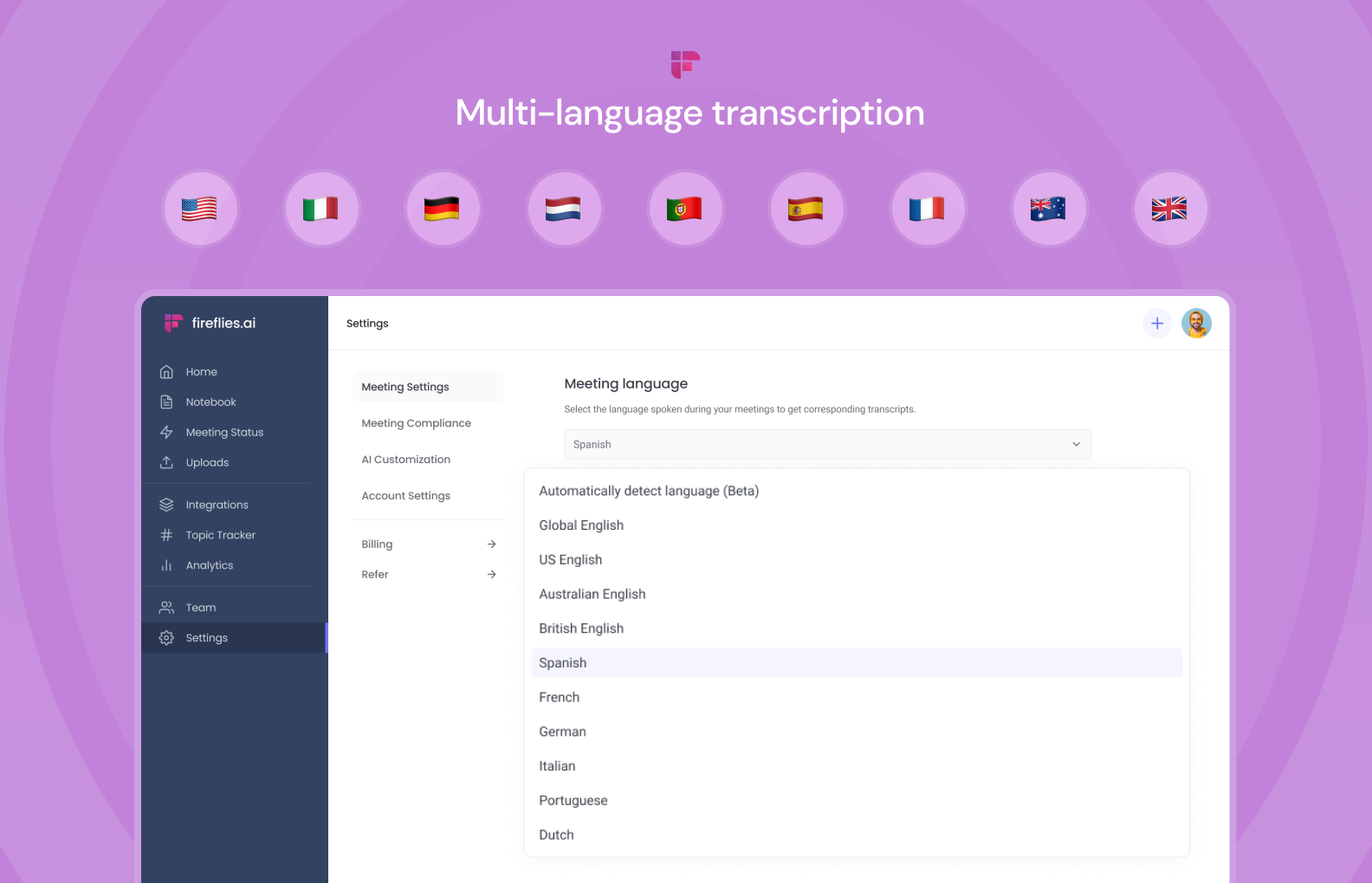 Fireflies.ai preview